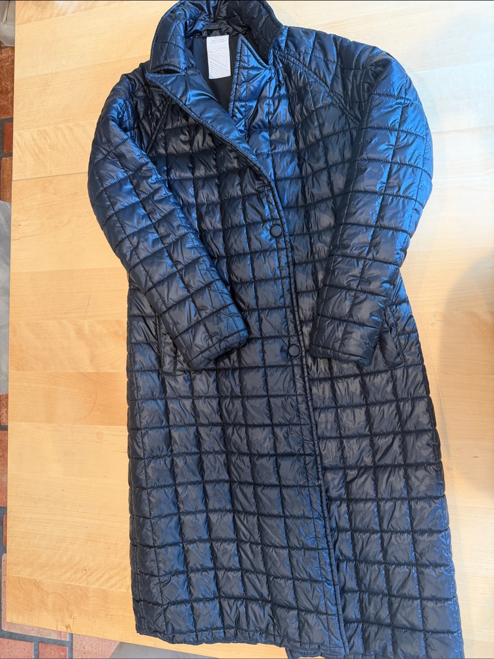 Women's Noize Quilted Lightweight Puffer Coat - Black